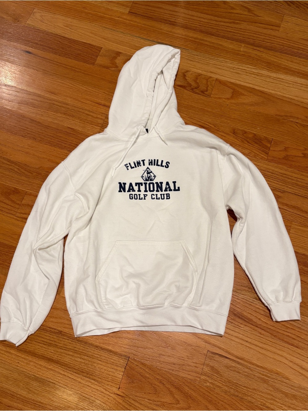 Flint Hills National Golf Club Print White Hoodie